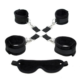 Soft bondage Set Hogtie mit Velkroband (6-teilig)
