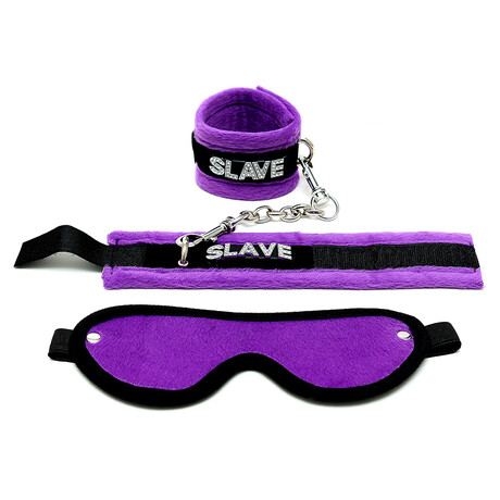 Soft bondage Set SLAVE (3-teilig)