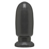 Groer, runder Dildo in Grau