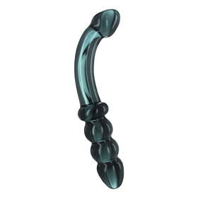 Hamsa Gl�serner G-Punkt/Prostata-Dildo - Smoky Jade