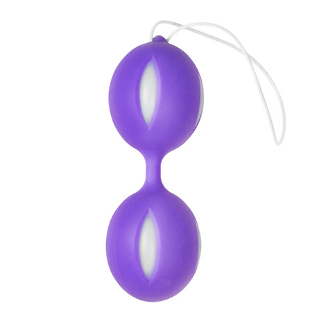 Wiggle Duo Kegel Ball - lila/wei