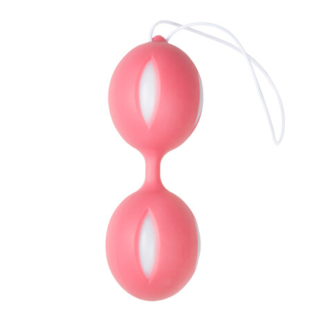 Wiggle Duo Kegel Ball - pink/wei�