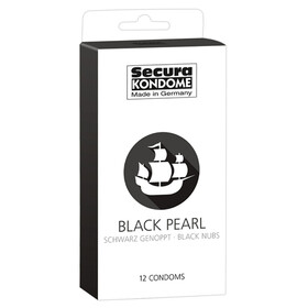 Secura Black Pearl Kondome - 12 Stück