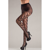Strumpfhose mit V-frmigen Linien