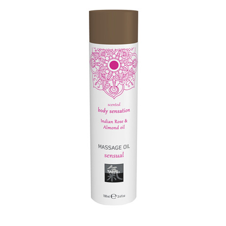 Massagel Sinnlich - Indische Rose und Mandel 100ml