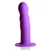 Squeeze-It gewellter Dildo - Lila