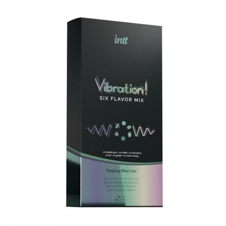 Vibrationen! Set mit 6 Arten prickelnden Gels 4x15ml