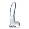Jock C-Thru Transparenter Dildo - 29 cm