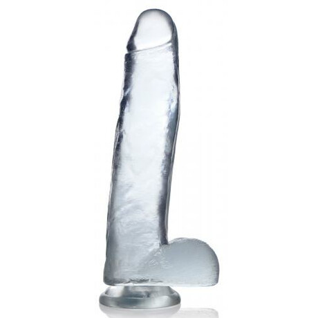 Jock C-Thru Transparenter Dildo - 27 cm
