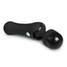 Kleiner, seitlich neigbarer Stabvibrator - Schwarz