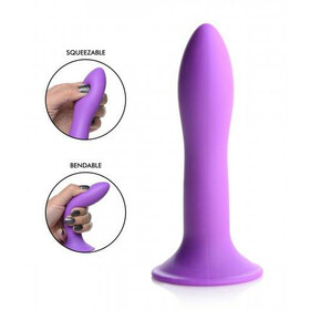 Flexibler Dildo aus Silikon - Lila