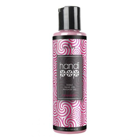 Handipop Handjob Massagegel - Erdbeere 125 ml