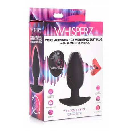 Whisperz vibrierender Analplug mit Stimmaktivierung