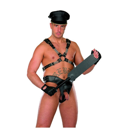 Klatsche aus Leder
