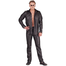 Lederhose Herren im Jeans Stil