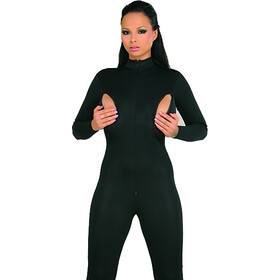 Stretch Catsuit Overall mit RV im Schritt
