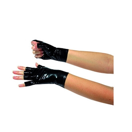 Lack Handschuhe kurz halbfinger