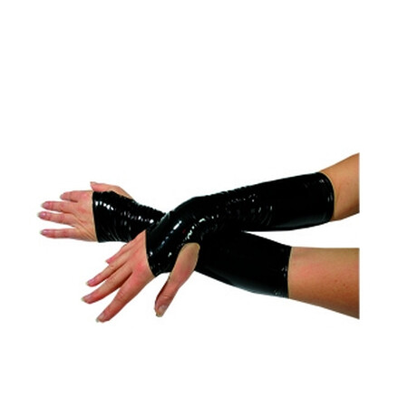 Lack Handschuhe Armstulpen ellbogenlang