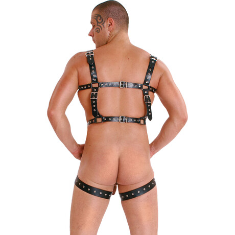 Leder Harness Riemenbody