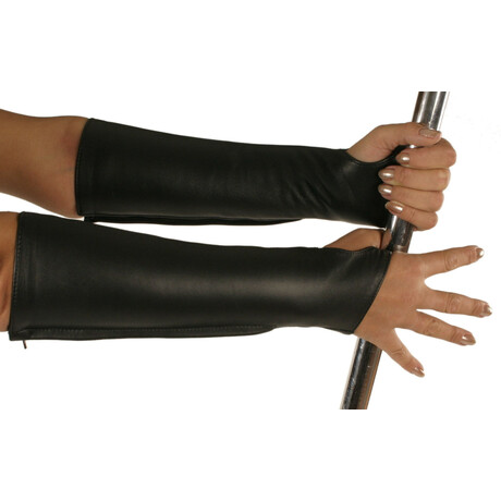 Leder Armstulpen Handschuhe