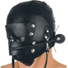 Leder Maske mit Dildo