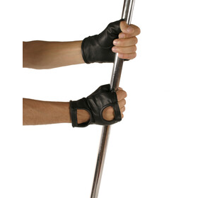 Leder Handschuhe kurz offene Finger
