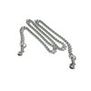 Metall Bondage Kette mit Karabiner 1m Lang