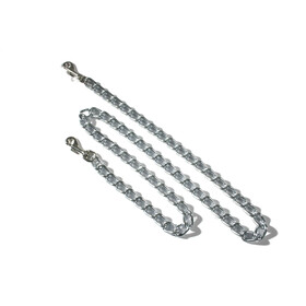 Metall Bondage Kette mit Karabiner 1m lang