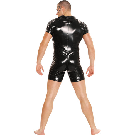 Lack Body Pantsbody Kurzoverall Rot L